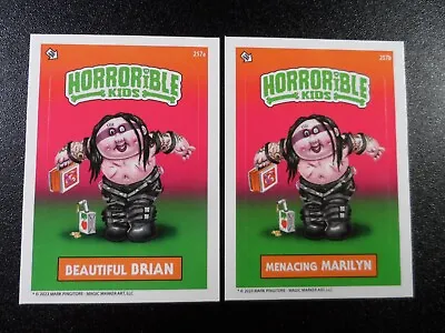 Marilyn Manson Beautiful People Horrorible Kids Card Set Garbage Pail Kids Spoof • $11.22