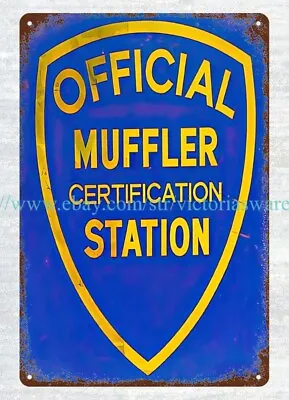 Muffler Station Metal Tin Sign Bar Club Kitchen Plaques • $18.91