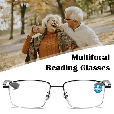 £7.86 • Buy Photochromic Progressive Multifocal Reading Glasses Sunglasses For Women Mens