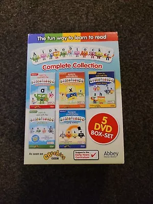 Learn To Read With The Alphablocks The Complete Collection Vol 1-5 DVD Box Set • £19.99