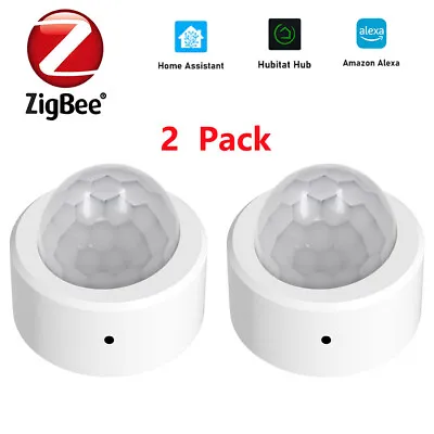2 Zigbee Wireless Motion Sensor Detector For Smart Home Assistant Hubitat Alexa • $10.10