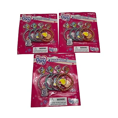 3 My Little Pony 2003 Charm Bracelet Party Favor Sealed Packs Vintage • $16.31