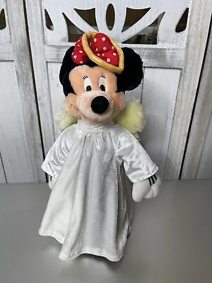 Vintage Disney Minnie Mouse Plush  Angel Christmas Tree Topper • $22.79