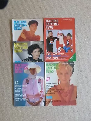 Machine Knitting News - 5 Vintage Magazines From 1984 • £7