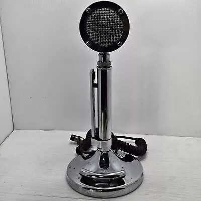 Vintage Astatic Silver Eagle  Microphone Desk Mic Chrome • $96.85