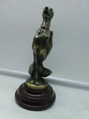 Greyhound/Whippet Bronze Wooden Base 8  Statue • $30