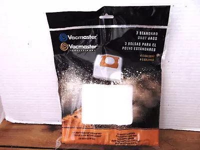 Vacmaster Dust Bags 3 Pack Vacuum 4-5 Gallons Dry For Vacmaster & Shop Vac VDB45 • $9.99