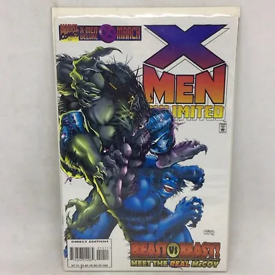 March 1995 Marvel Comics X-MEN UNLIMITED #10 Beast Vs Beast! Meet The Real McCoy • $6.99