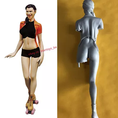 Beauty Female 1/12 Unpainted Resin Model Kit Unassembled Garage Kit GK Figure • $65.07