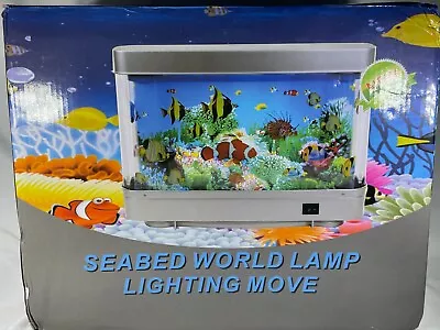 Seabed World Lamp Lighting Move - Mesmerizing Aquarium Motion Light With Vibrant • $39.08
