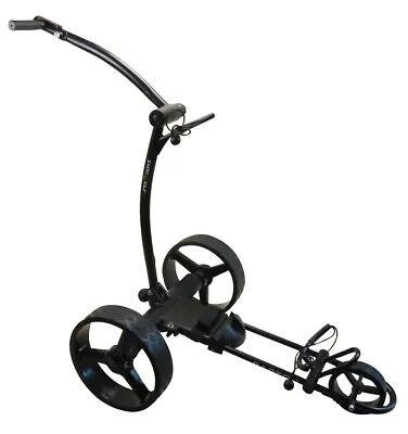 CADDY GOLF RAPTOR ELECTRIC TROLLEY Black MOUNTAIN BRAKE DISTANCE TUBE MOTOR • $415.78