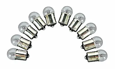 $10.78 • Buy 10x 67 Light Bulb Miniature Auto Lamp Lights Vintage Automotive 12v G6 BA15S Lot