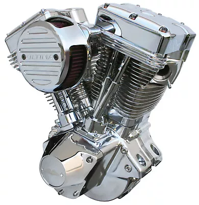$4229.05 • Buy Ultima Polished 131 C.I Fat Bastard Engine For Harley Evolution Big Twin