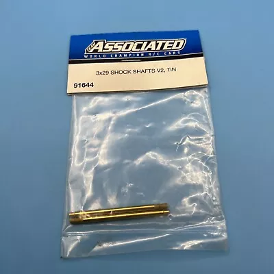 Associated 91644 TiN 3x29 Shock Shafts V2 : RC10B74 F14 • $9.59