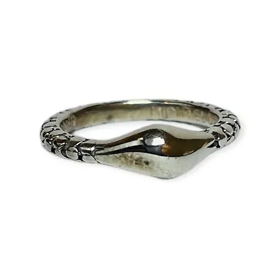 Michael Dawkins Sterling 925 Silver Pebble Stacking Band Ring Size 6 • $45