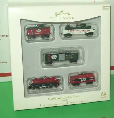 Hallmark North Pole Central Train Set Miniature 2007 Ornaments • $27.99