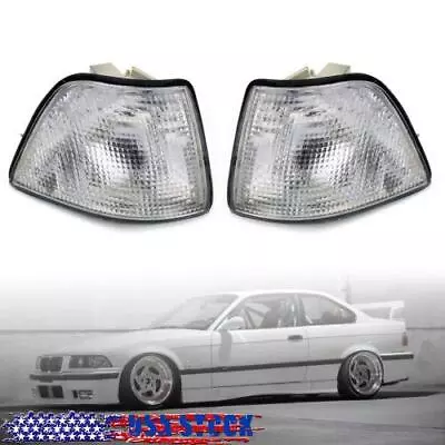 For 1992-1998 BMW E36 3-Series 4Dr Sedan/Hatchback Euro Corner Lights - Clear • $28.99