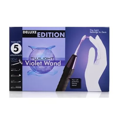 Zeus Deluxe Edition Twilight Violet Wand Kit E-Stim Massager Electronic Stimulat • $109.99