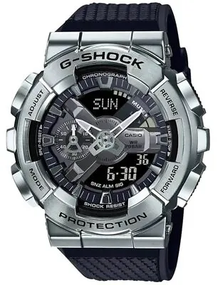 Casio G-SHOCK GM110-1A Stainless Steel Black Rubber Strap • $281.50