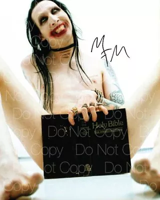 Marilyn Manson Signed 8X10 Photo Picture Poster Autograph RP 4 • $16.99