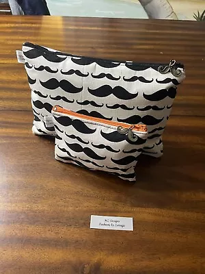 Mustache Travel Bag Set • $25