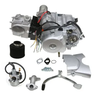 125cc Engine Motor Semi Auto Reverse ATV Quad Buggy Go Kart 4 Wheeler Roketa 110 • $349.99