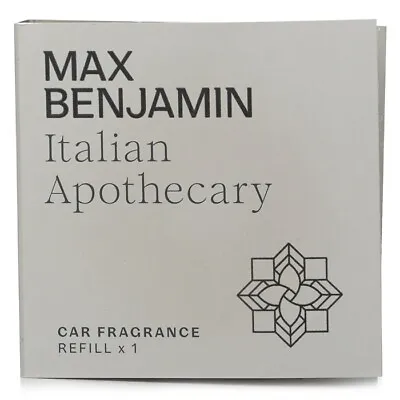 NEW Max Benjamin Car Fragrance Refill - Italian Apothecary 1pc Home Scent • $11.24