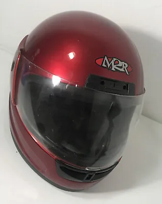 M2R Full Face Snowmobile Motocross Helmet XL Snell M95 Approved DOT Red • $28