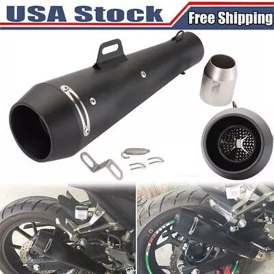 Motorcycle Exhaust Muffler Pipe M4 On Exhaust For GSXR 750 YZF R6 • $45.91