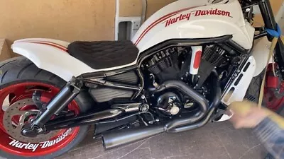 HARLEY BLACK EXHAUST PIPES Stainless Steel TIG NIGHT ROD VRSCDX  • $995