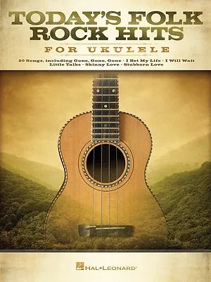 $8.96 • Buy New Today's Folk Rock Hits For Ukulele Music Book - Uke Songbook