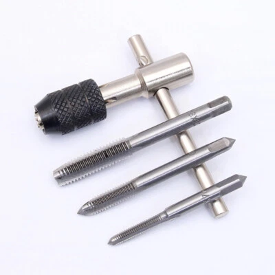 £4.55 • Buy 6Pcs TAP WRENCH & CHUCK SET TOOL T-HANDLE METRIC M3 M4 M5 M6 M8 AND DIE UK