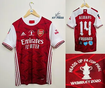 Arsenal 20/21 Fa Cup Final Shirt #14 Always #size: S #fan Version #embroidery  • £129.99