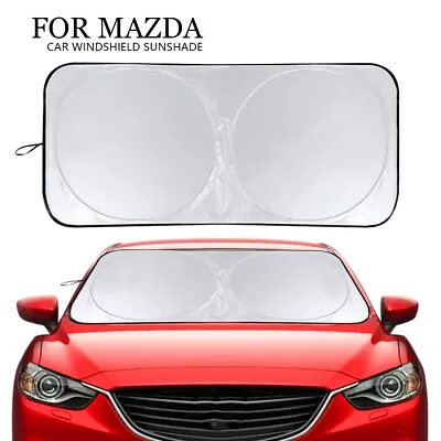 For Mazda 2/3/6 Series Car Windshield Sunshade Heat Block Sun Shield Visor Cover • $20.33