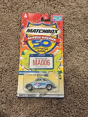 NEW Matchbox Across America Massachusetts 1962 Volkswagen 50th Birthday Series • $8.50