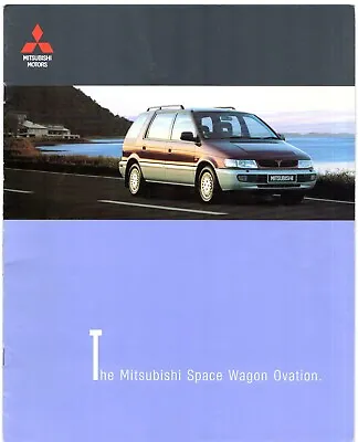Mitsubishi Space Wagon Ovation Limited Edition 1998 UK Market Sales Brochure  • $24.87