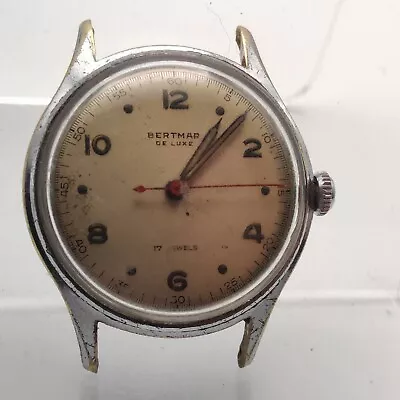 Bertmar Mens Vintage Manual Wind Watch - Ralco Movado Movement/Case -... • $39.83