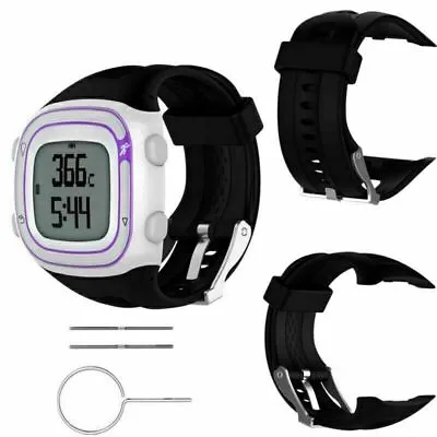 Sport Silicone Watch Band Strap+Tool For Garmin Forerunner 10&15 GPS Watch Large • $18.99