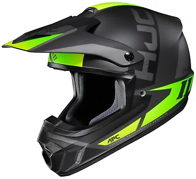 HJC CS-MX2 Creed Motocross Helmet HI-VIZ Green XL Extra Large ATV CSMX CS-MX II • $83.99