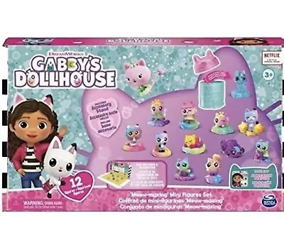 DreamWorks Gabby's Dollhouse    Meow-mazing  Mini Figures Set 12 Figures (3+) • $19.96