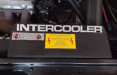 Polo G40 - Intercooler - High Voltage Decal - Fits VW MK3 - Reproduction Sticker • $13