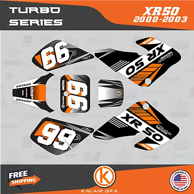 Graphics Kit For Honda XR50 (2000-2003) XR 50 Turbo Series - Orange • $48.99