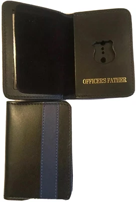 £18.75 • Buy New York City Police Officer Father Thin Blue Line Mini Shield,ID  Wallet