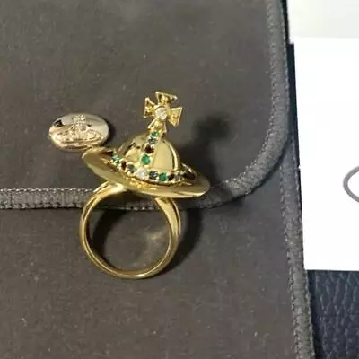 Vivienne Westwood Ring Size 5.5 Old Poison Gold IN BOX Included Box • $68.42