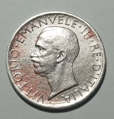 Italy Coin 1927  5 Lire Silver Circulated • $5.99