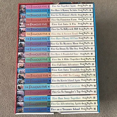 £20 • Buy Enid Blyton Boxed Set Of 21 Famous Five Books  Box Damaged