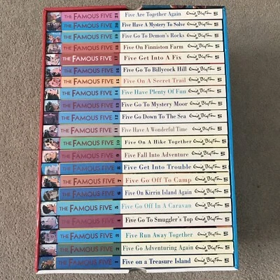 £20 • Buy Enid Blyton Boxed Set Of 21 Famous Five Books  Box Damaged