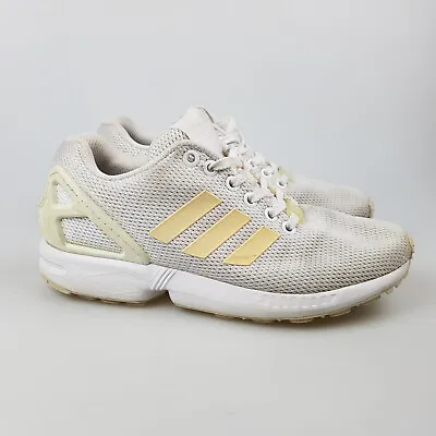 $9.99 • Buy Men's / Youth ADIDAS 'ZX Flux' Sz 4 US Runners White Shoes | 3+ Extra 10% Off