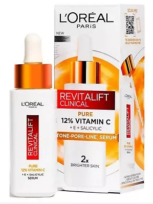 L'Oreal Revitalift Clinical 12% Pure Vitamin C Serum 30ml • £15.97