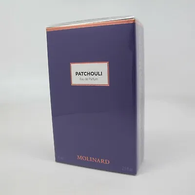 PATCHOULI By Molinard 75 Ml/ 2.5 Oz Eau De Parfum Spray NIB • $72.99